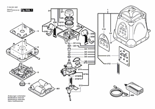 BOSCH Motor | Ersatzteile für 3150 Green Beam | 2610A07198