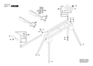 BOSCH Befestigungssatz | Ersatzteile für GTA 2600 | 2610002872