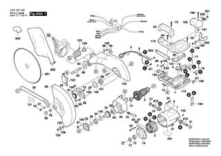 BOSCH Kohlebürstensatz | Ersatzteile für GCM 12 | 1619P04451