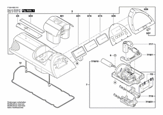 BOSCH Membranschalter | Ersatzteile für DWPL-20 | 2610A08917