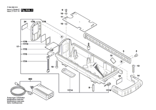 BOSCH Membranschalter | Ersatzteile für DWPL-20 | 2610A08917