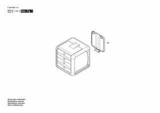 BOSCH Batteriehaube | Ersatzteile fr 8202-CL | 1618C0032G
