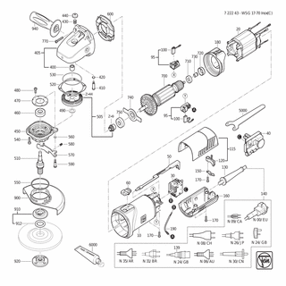 FEIN Druckknopf | Ersatzteile für WSG 17-70 INOX (C) | 32805200008