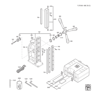 FEIN Schalter | Ersatzteile f�r KBE 35 (C) | 30701281000