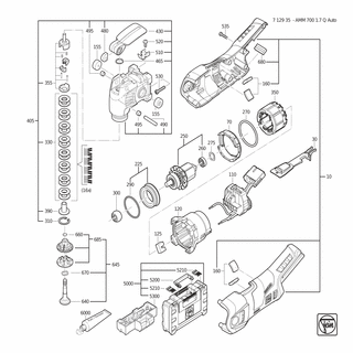 FEIN Gehäuse | Ersatzteile für AMM 700 1.7 | 31428192000