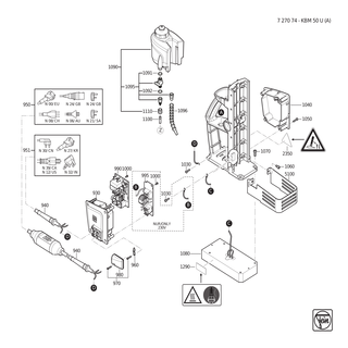 FEIN Deckel | Ersatzteile fr KBM 50 U (A) | 32424031000