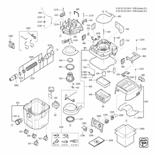 FEIN Motor 220-230V | Ersatzteile für FEIN Dustex 25 L | 31345018000