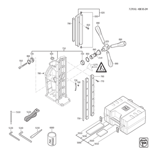 FEIN F�hrungsleiste | Ersatzteile f�r KBE 65-2 M | 33218126000