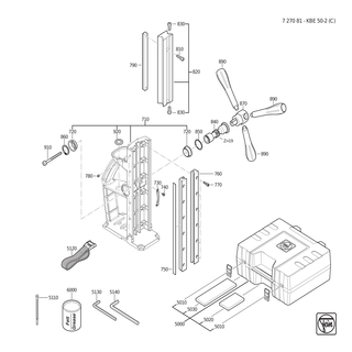 FEIN F�hrungsleiste | Ersatzteile f�r KBE 50-2 (C) | 33218126000
