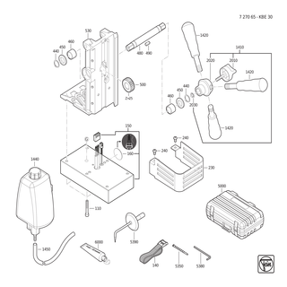 FEIN Elektronik | Ersatzteile für KBE 30 | 30798550090