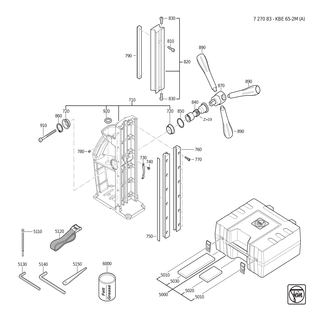 FEIN Taster | Ersatzteile für KBE 65-2 M (A) | 30701223005