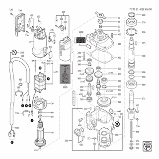 FEIN Anker 50H230V | Ersatzteile für KBE 65-2 M | 53279005230