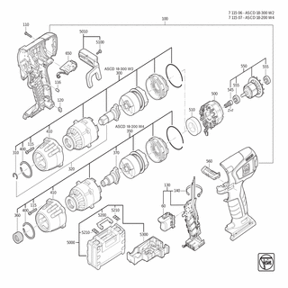 FEIN Halter | Ersatzteile für ASCD 18-200 W4 (18V) | 34011610020