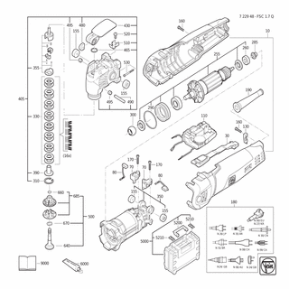FEIN Buchse | Ersatzteile für FSC 1.7 Q (50/60Hz, 220/230V) | 30507220000