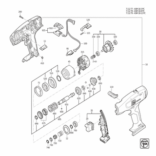 FEIN Elektronik | Ersatzteile für ASM 18-12 PC | 30762526990