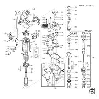 FEIN Schraube | Ersatzteile für KBM 50 U (A) | 43072010009