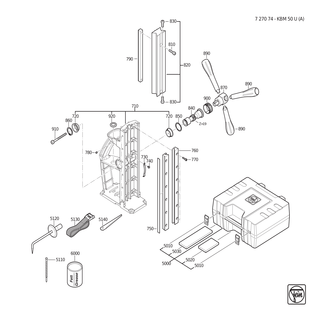 FEIN Schraube | Ersatzteile für KBM 50 U (A) | 43072010009