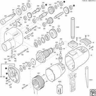 FEIN Handgriff | Ersatzteile für DDSk 672-1 (50Hz, 240V) | 31204064047