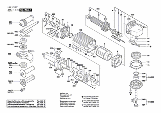 BOSCH Gewindefurchschraube | Ersatzteile für GR.810 | 1603435076