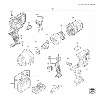 FEIN Drehzahlsteller | Ersatzteile für ASCD 18-1000 W34 | 30762617990