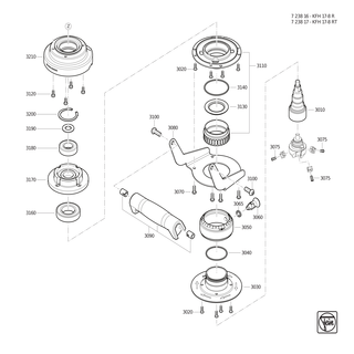 FEIN Druckknopf | Ersatzteile für KFH 17-8 R | 32805200008
