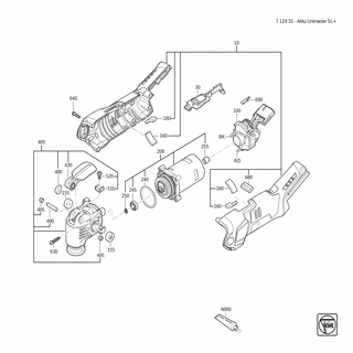 FEIN Schaltschieber | Ersatzteile für BTI-UM 18 SL (18V) | 32805321000