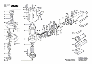 BOSCH Einmaulschlüssel SW17 | Ersatzteile für GR.75 | 2607950511