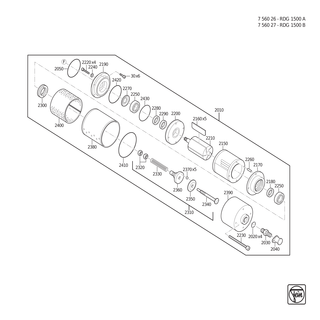 FEIN Sicherungsring | Ersatzteile f�r RDG 1500 B | 42616022006