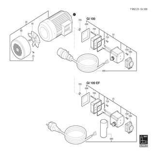 FEIN Flachkopfschraube | Ersatzteile für GRIT GI 100 EF | 39000000040