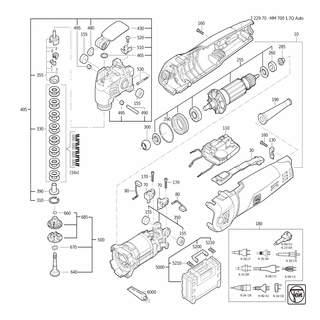 FEIN Schaltschieber | Ersatzteile für MM 700 1.7 Q | 32805315000
