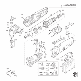 FEIN Stiftschlüssel | Ersatzteile für MM 700 1.7 | 62907037003