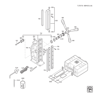 FEIN Schraube | Ersatzteile für KBM 65 U (A) | 43072010009