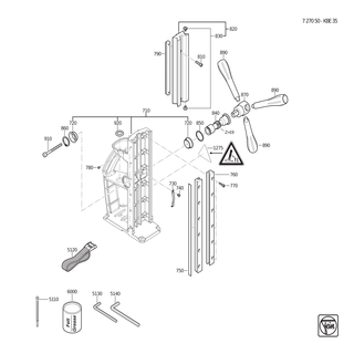FEIN Schraube | Ersatzteile f�r KBE 35 (50/60Hz, 220/230V) | 43074010000
