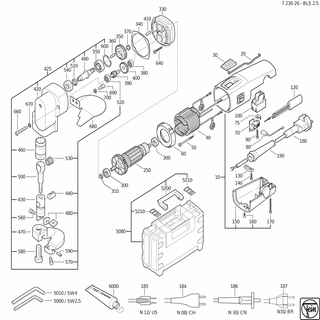 FEIN Zahnrad | Ersatzteile für BLS 2.5 (60Hz, 220V) | 33657105002