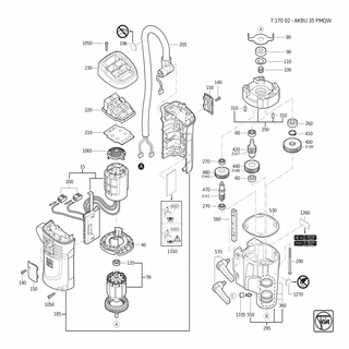FEIN Welle | Ersatzteile für AKBU 35 PMQW (18V) | 33401107000