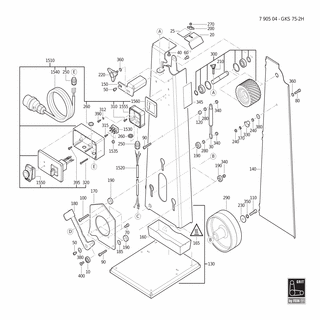 FEIN Funkenkasten | Ersatzteile für GRIT GKS 75 2H | 39000008602