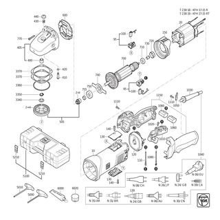 FEIN Senkschraube | Ersatzteile für KFH 17-15 R | 31350049000