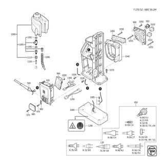 FEIN Rillenkugellager | Ersatzteile f�r KBE 50-2 M (50/60Hz, 220/230V) | 41701025051