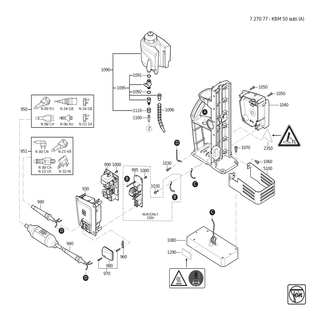 FEIN Kohleb�rste | Ersatzteile f�r KBM 50 auto (A) | 30711132003