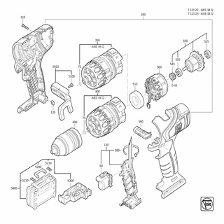 FEIN Stator | Ersatzteile für ASB 18 Q (18V) | 51113020800