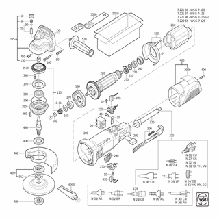 FEIN Anker | Ersatzteile für WSG 7-125 | 53299013230