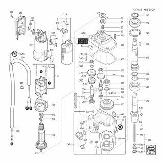 FEIN Schaltknopf | Ersatzteile für KBE 50-2 M (50/60Hz, 220/230V) | 32805310010