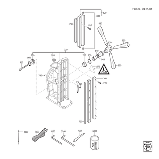 FEIN Schaltknopf | Ersatzteile für KBE 50-2 M (50/60Hz, 220/230V) | 32805310010