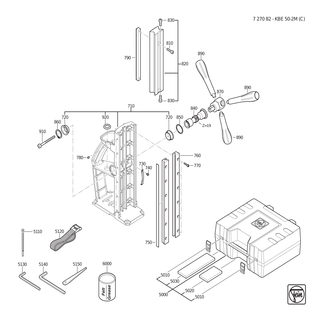 FEIN Kohleb�rste 220-230V, 50/60Hz | Ersatzteile f�r KBE 50-2 M (C) | 30711158000