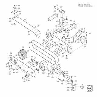 FEIN Halter | Ersatzteile für GRIT GHB 15-50 | 39000008085