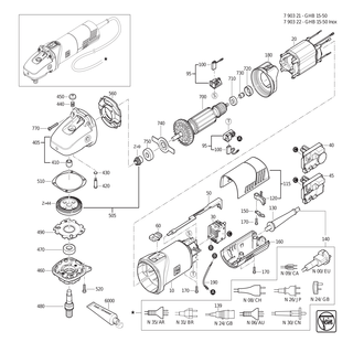 FEIN Halter | Ersatzteile für GRIT GHB 15-50 | 39000008085