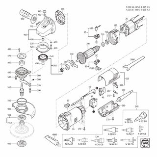 FEIN Welle M14 | Ersatzteile für WSG 8-125 (C) | 33406347000