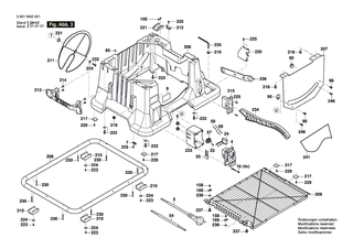 BOSCH Schiene | Ersatzteile für GTS 635-216 | 1609B03960