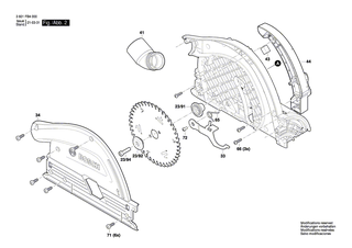 BOSCH Torsionsfeder | Ersatzteile f�r GKT 18V-52 GC | 1600A018U8