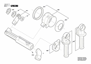 BOSCH Zusatzhandgriff für GBH | Ersatzteile für GDE 16 plus | 1602025079